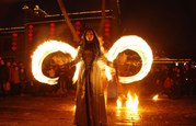 Огненное шоу ( Fireshow ) в Черкассах,  Дыхание Дракона